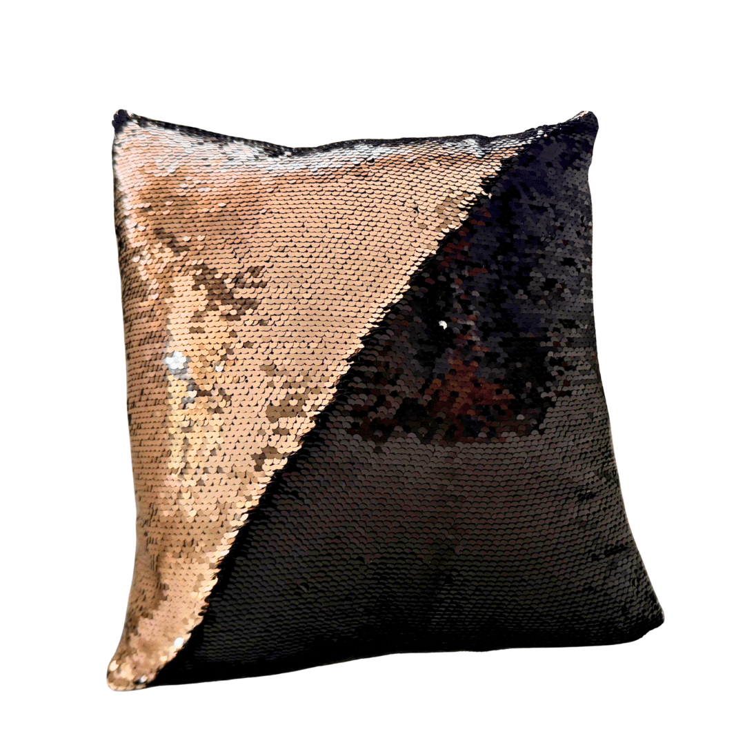 Forro de Cojín Lentejuelas Reversible 40x40cm Kingo