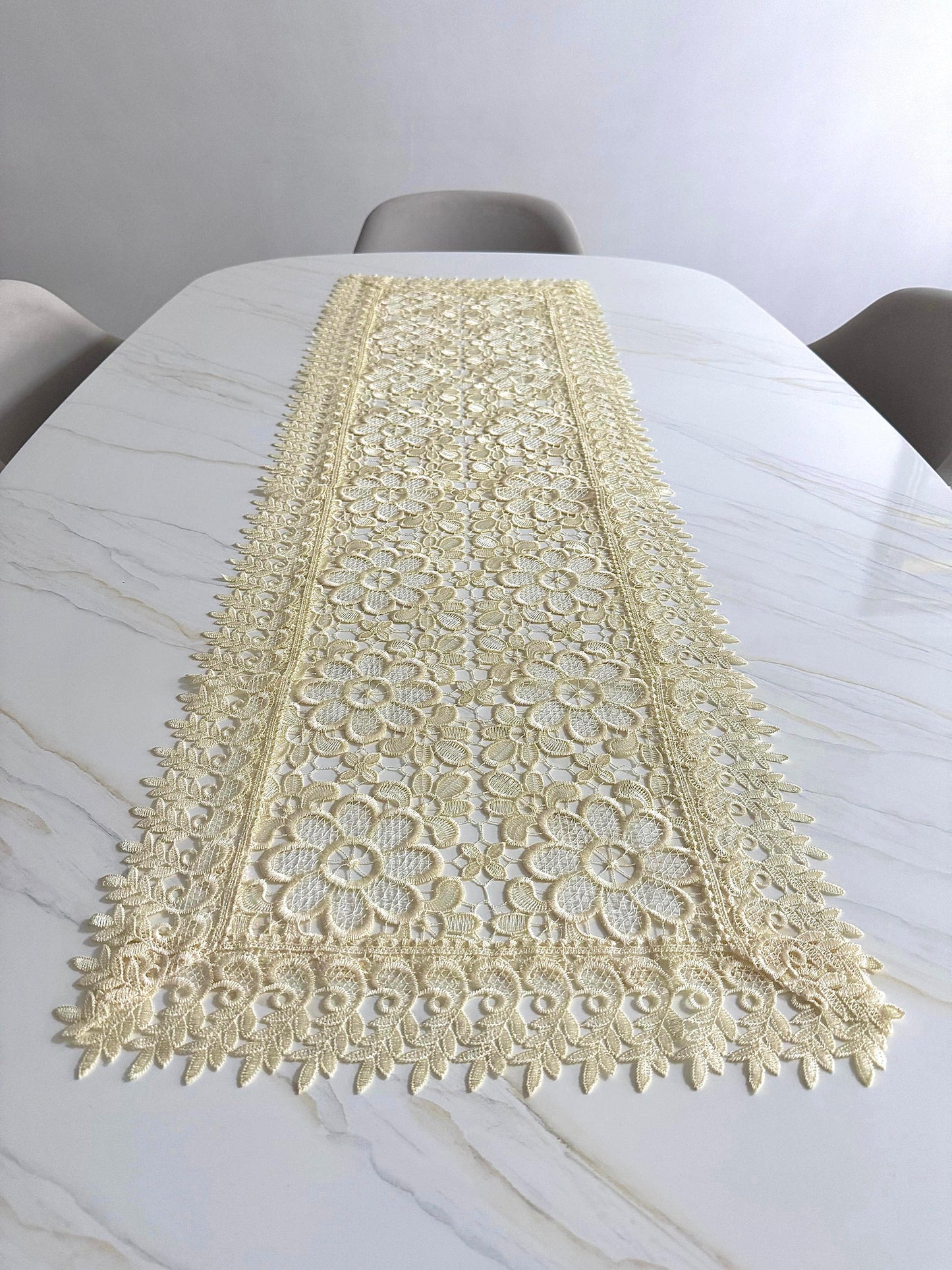Camino De Mesa 40x135cm Guipure Kingo