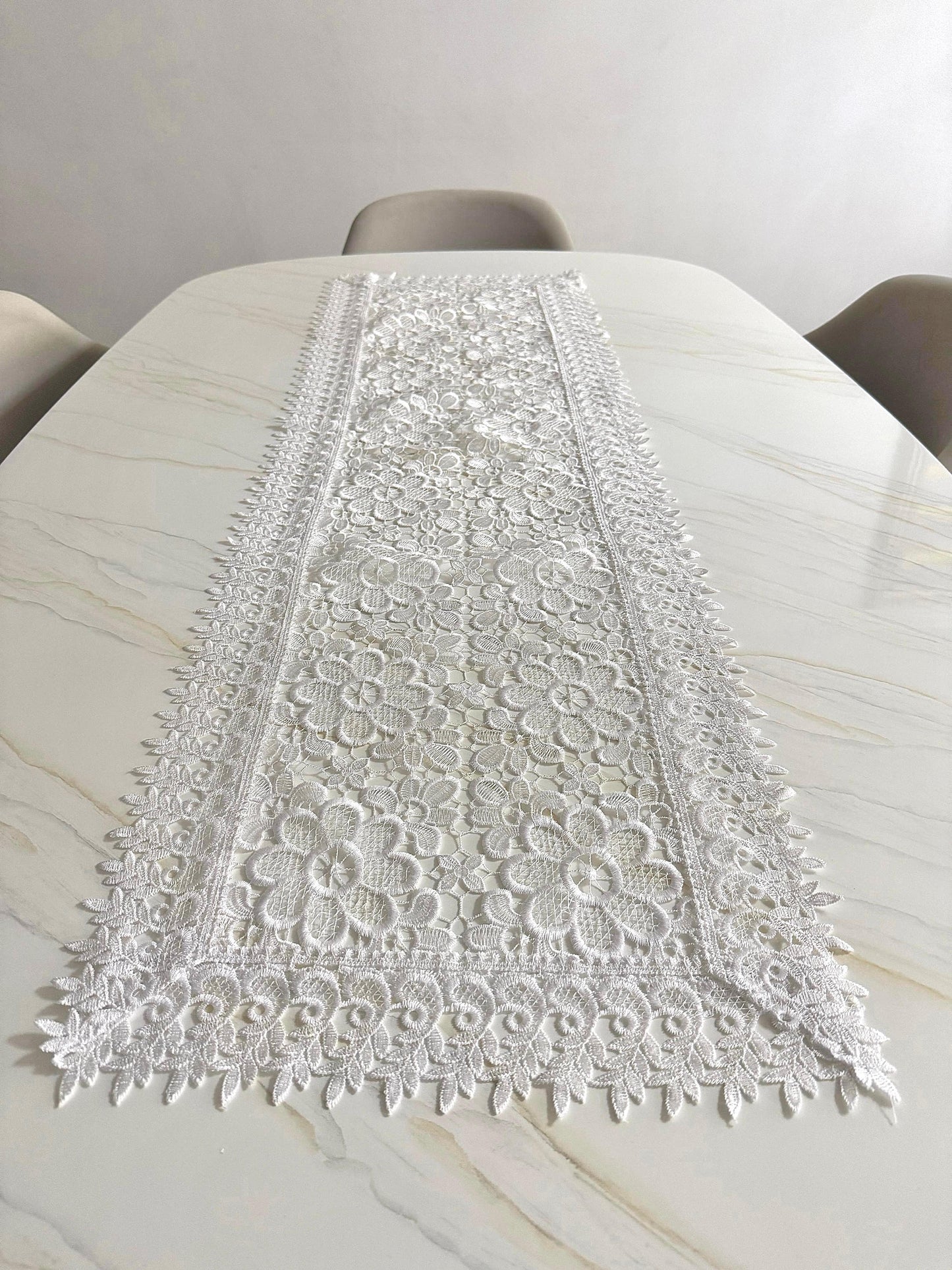 Camino De Mesa 40x135cm Guipure Kingo