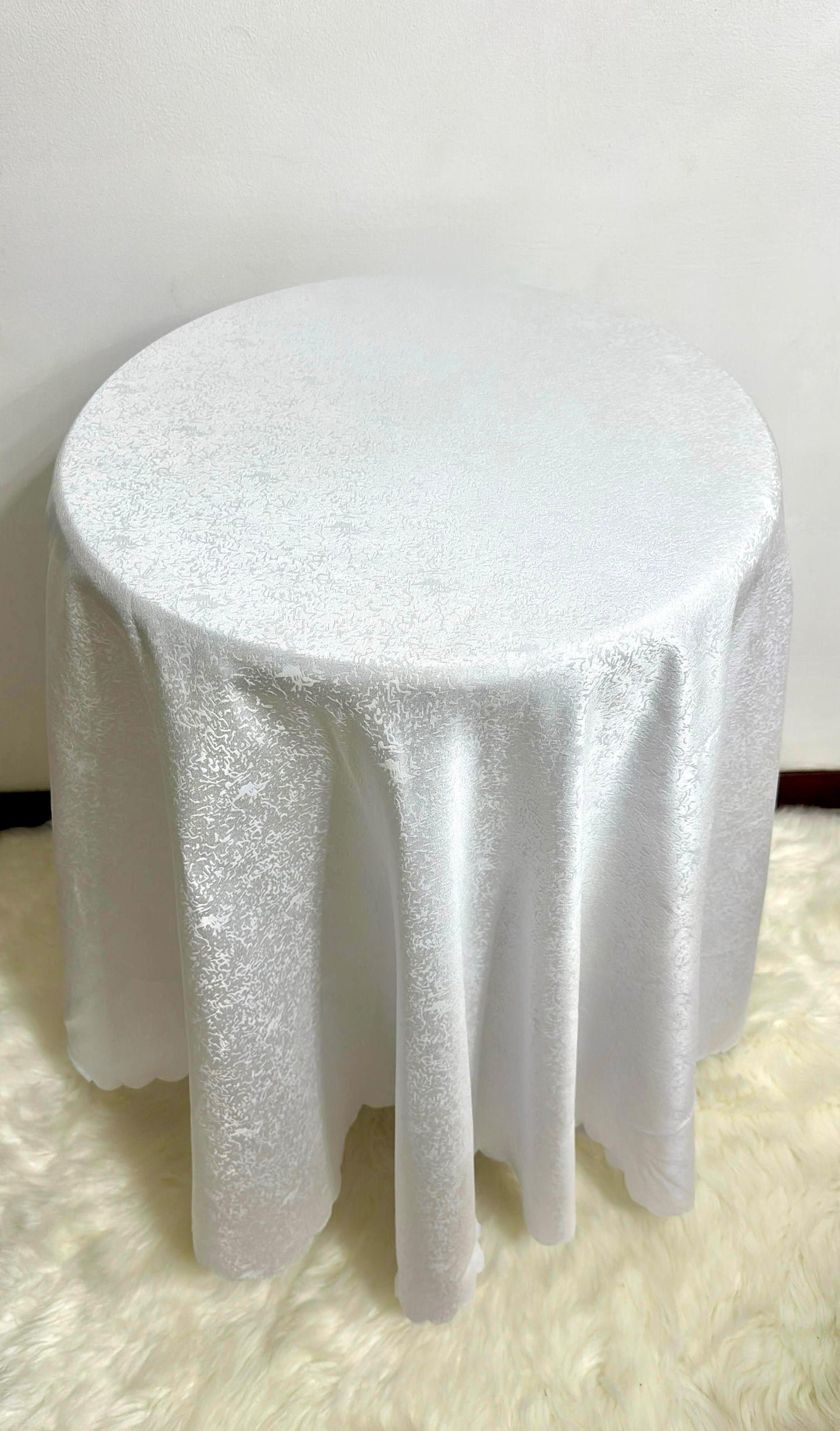 Mantel Redondo Jacquard 180x180cm Kingo
