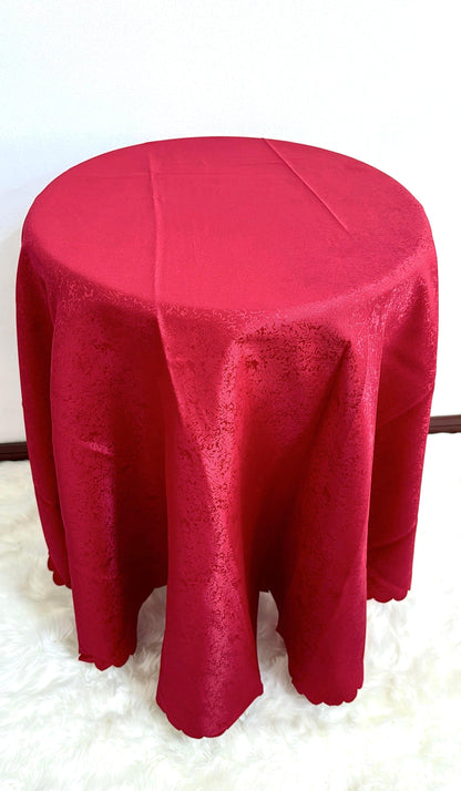 Mantel Redondo Jacquard 180x180cm Kingo
