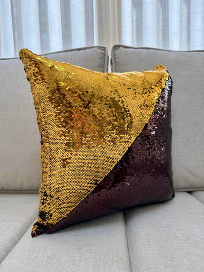 Forro de Cojín Lentejuelas Reversible 40x40cm Kingo