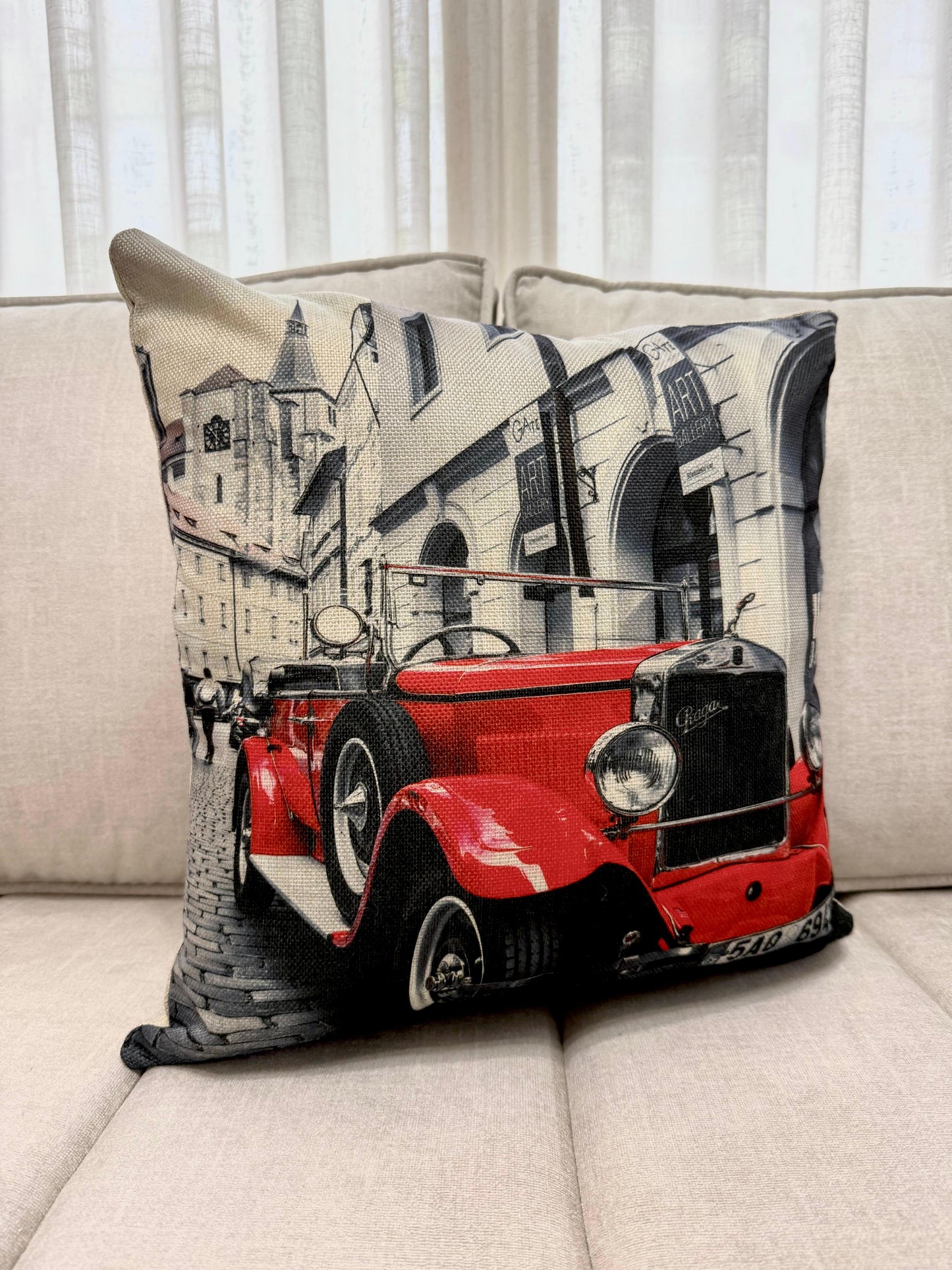 Forro de Cojín Vintage 44x44cm Kingo