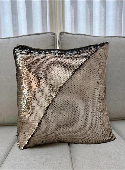 Forro de Cojín Lentejuelas Reversible 40x40cm Kingo